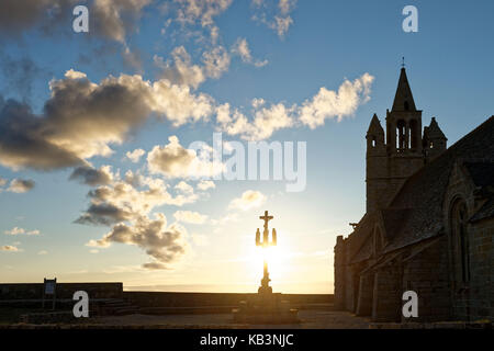France, Finistere, Penmarch, Notre Dame de la Joie chapel Stock Photo