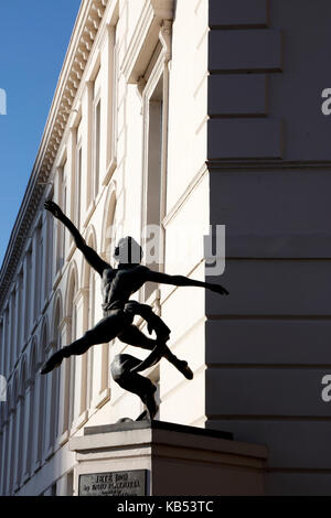 Jete sculpture on  Millbank, Westminster, London, UK Stock Photo