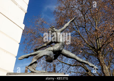 Jete sculpture on  Millbank, Westminster, London, UK Stock Photo