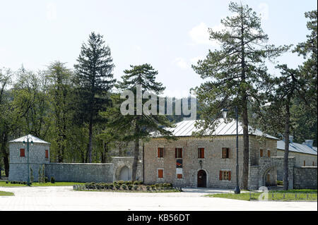 Montenegro, Northern mountains, Cetinje city, Biljarda museum Stock Photo