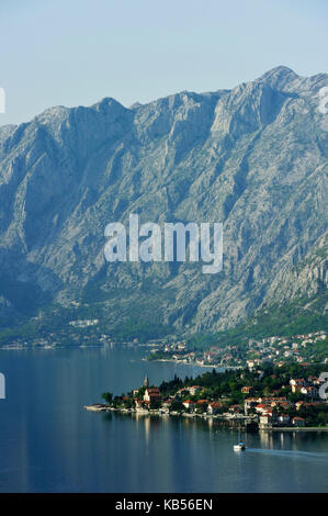 Montenegro, Adriatic coast, Kotor bay Stock Photo