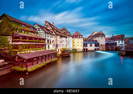 Petite France district in the old town of Strasbourg, France Stock Photo