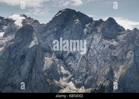 Europe, Italy, Alps, Dolomites, Mountains, Marmolada Stock Photo