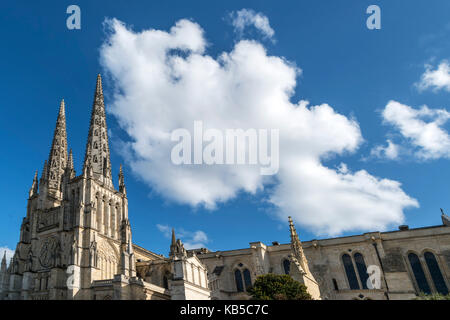 St Andre de Bordeaux Cathedral, Bordeaux, France Stock Photo