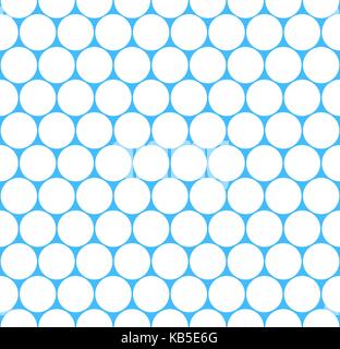 Use it in all your designs. Seamless pattern blue grid with circular shapes. Quick and easy recolorable shape. Vector illustration a graphic element Stock Vector