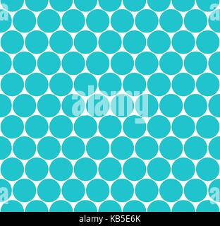 Use it in all your designs. Green seamless pattern with circular shapes. Quick and easy recolorable shape. Vector illustration a graphic element Stock Vector