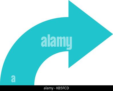 Use it in all your designs. Arrow sign undo, left, right, down, up icons. Quick and easy recolorable graphic element in technique vector illustration Stock Vector