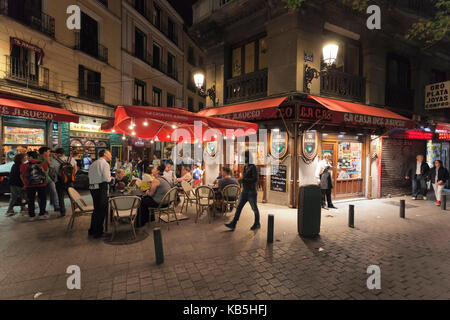 La Casa del Abuelo, traditional restaurant and Tapas bar, Huertas, Madrid, Spain, Europe Stock Photo