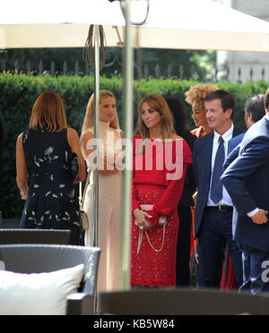 Milan, Benedetta Parodi and her husband Fabio Caressa at the