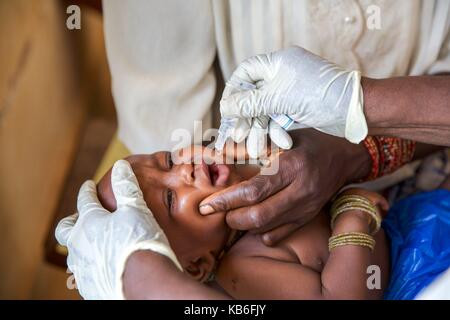 Serabu is located in the southeast of Sierra Leone the hospital is the only medical facility for thousands of people Pictured January/February 2017 | usage worldwide Stock Photo