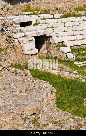 Archaeological site, Roman colony Albium Intemelium, Ventimiglia, Imperia province, Liguria, Italy Stock Photo