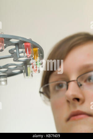 Spectroscopic analysis of Jelly Babies Jelly Beans) in ADHD research Stock Photo