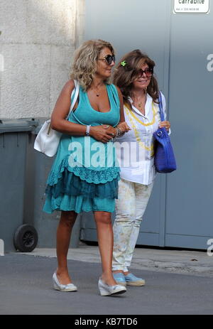 Patrizia Reggiani seen out and about in Milan after returning from her holidays after serving her jail sentence for more than 16 years for the murder of her husband Maurizio Gucci in 1995  Featuring: Patrizia Reggiani Where: Milan, Italy When: 28 Aug 2017 Credit: IPA/WENN.com  **Only available for publication in UK, USA, Germany, Austria, Switzerland** Stock Photo