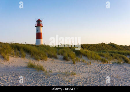 Lighthouse List - Sylt, Germany Stock Photo