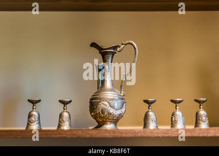 Antique silverware Stock Photo