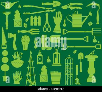 Dark green pattern seamless Stock Vector