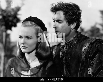 Prince of Foxes, aka: In den Klauen des Borgia, USA 1949, Regie: Henry King, Darsteller: Wanda Hendrix, Tyrone Power Stock Photo