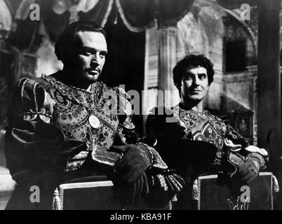 Prince of Foxes, aka: In den Klauen des Borgia, USA 1949, Regie: Henry King, Darsteller: Tyrone Power (rechts) Stock Photo