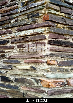 rusty stone wall Stock Photo