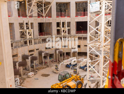 PROVENCE, FRANCE - ITER, International Fusion Energy Organization. Tokamak Complex under construction. Stock Photo