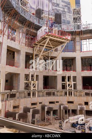 PROVENCE, FRANCE - ITER, International Fusion Energy Organization. Tokamak Complex under construction. Stock Photo