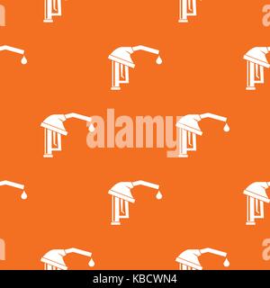 Gasoline pump nozzle pattern seamless Stock Vector