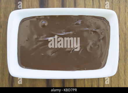 melted chocolate Stock Photo