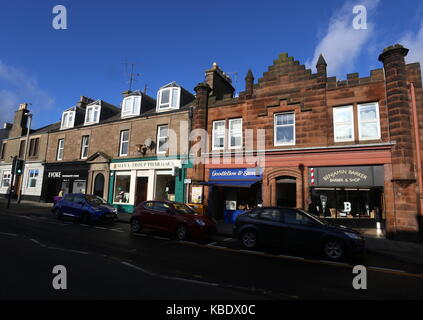 Monifieth street scene Angus Scotland  September 2017 Stock Photo