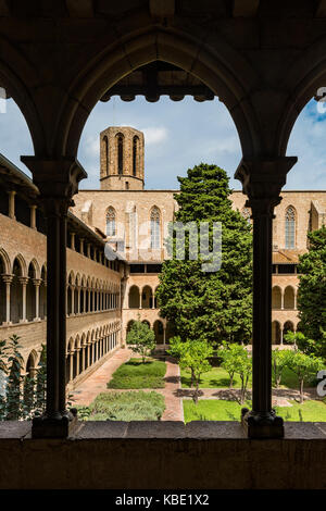 The Gothic Monastery of Pedralbes, Barcelona, Catalonia, Spain Stock Photo