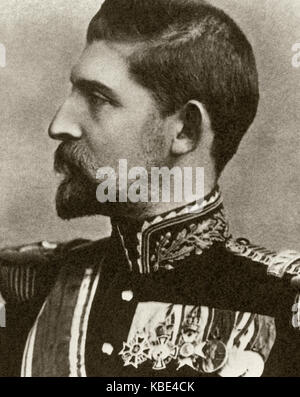 Ferdinand I (1865-1927), nicknamed 'the Unifier'. King of Romania from 1914-1927. Portrait. Photography. Stock Photo