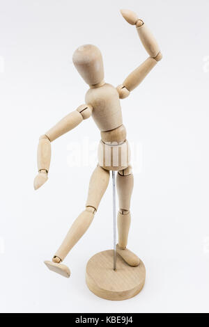 Posing Wooden Manikin With Umbrella. Stock Photo | Royalty-Free | FreeImages