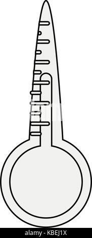 analog thermometer icon image Stock Vector