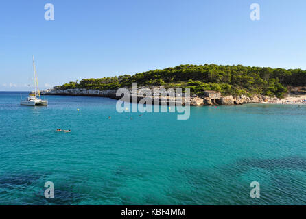 Cala S'amarador on the balearic island mallorca in Spain Stock Photo