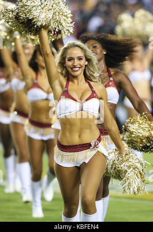 LANDOVER, MD - SEPTEMBER 25: Washington Commanders cheerleaders