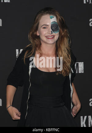 Britt Robertson at the Knott's Scary Farm And Instagram's Celebrity