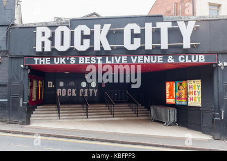 The famous Rock City live music venue and club in Nottingham Stock Photo