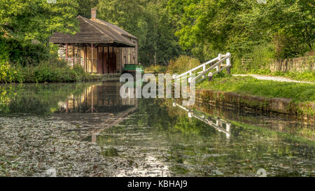 The Wharf Shed, High Peak Junction Stock Photo