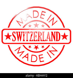 made in Switzerland round seal Stock Vector Art & Illustration, Vector ...