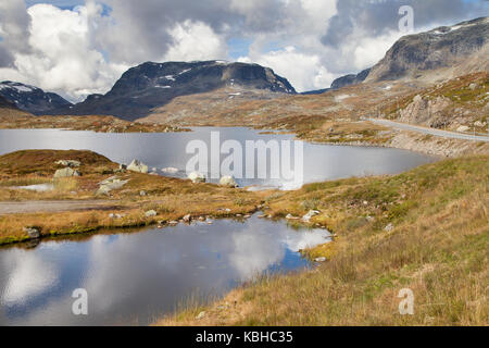 Lake Stavatn in the Hardangervidda National Park, Vinje, Telemark, Norway. Stock Photo