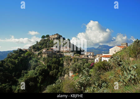 Landscape with Godfather's (Corleone) village and surrounding hills ...