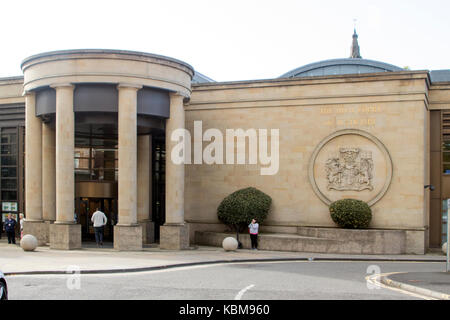 High Court of Justiciary building, Mart Street, Glasgow, Scotland Stock Photo