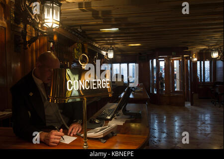 Concierge at the Hotel Danielli in Venice Stock Photo