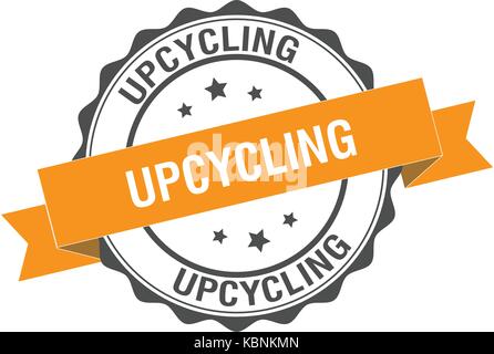 Upcycing stamp illustration Stock Vector