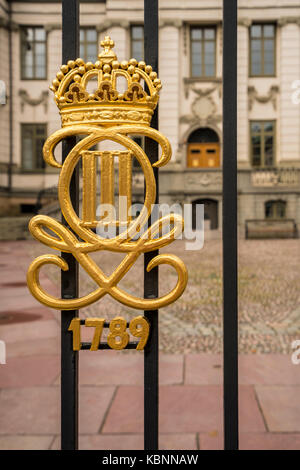 Swedish Supreme Court in Bonde Palace, Stockholm Stock Photo