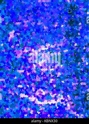 blue maple crystallize stained glass background Stock Photo