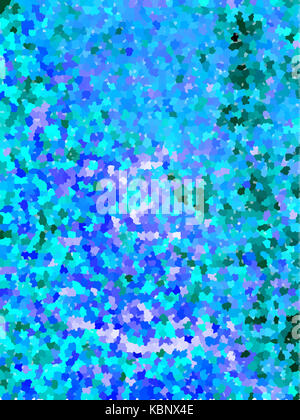 light blue maple crystallize stained glass background Stock Photo
