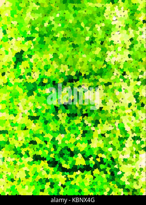 light green maple crystallize stained glass background Stock Photo