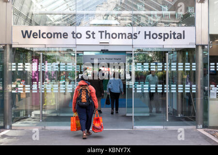 St Thomas' Hospital, London, England, UK Stock Photo
