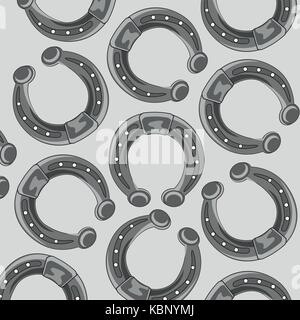 Background from horseshoe Stock Vector