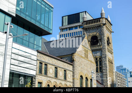 Montreal, Canada - September 16, 2017: The Montreal Museum of Fine Arts (MMFA) Jean-Noel Desmarais Pavilion It is Montreal's largest museum and is amo Stock Photo